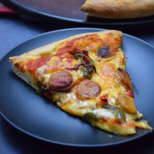 Chicken Sausage Pizza Featured Image.