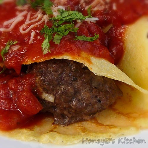 Meatball Crepes