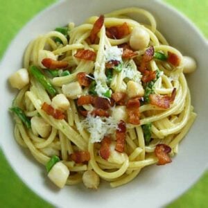 Featured Image for Scallop Carbonara