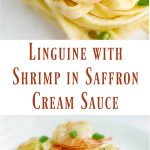 Linguine with Shrimp in Saffron Cream Sauce