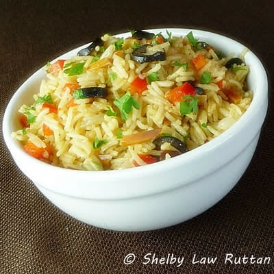 Saffron Almond Rice Pilaf