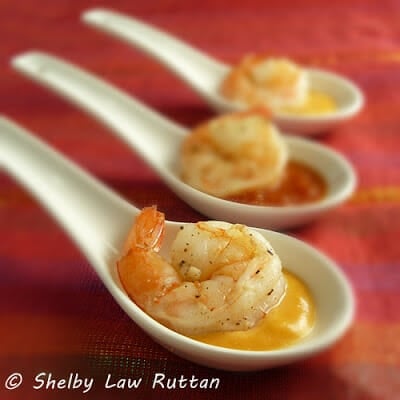 Roasted Shrimp Tasting Spoons