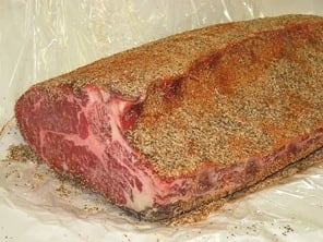 Prime Rib Roast with Simple Dry Rub.