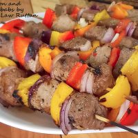 Beef Sirloin and Pepper Kabobs