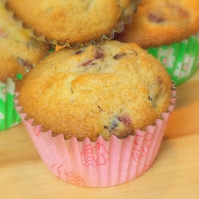 Blood Orange Cranberry Muffins