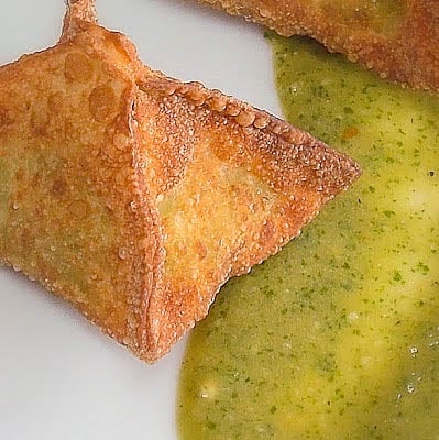 Avocado Wontons