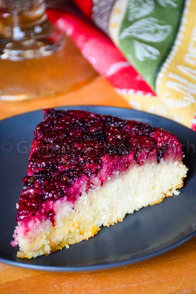 Blackberry Upside Down Cake