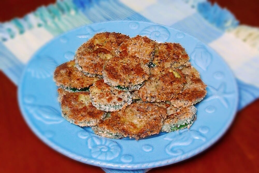 Cashew Breaded Zucchini Chips