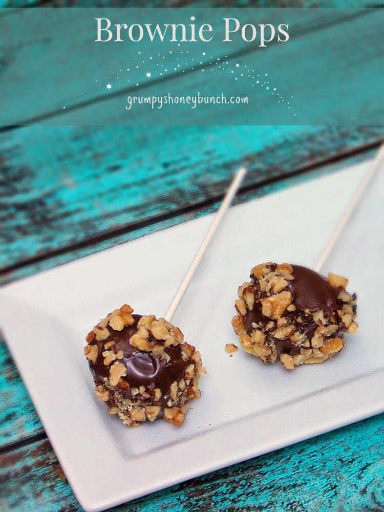 Valentine's Day Recipe for Easy Fudge Brownie Pops