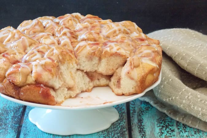 Peanut Butter and Jelly Monkey Bread