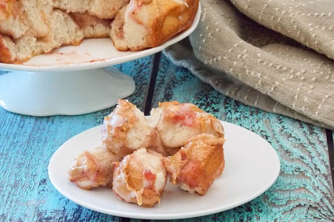 Peanut Butter and Jelly Monkey Bread