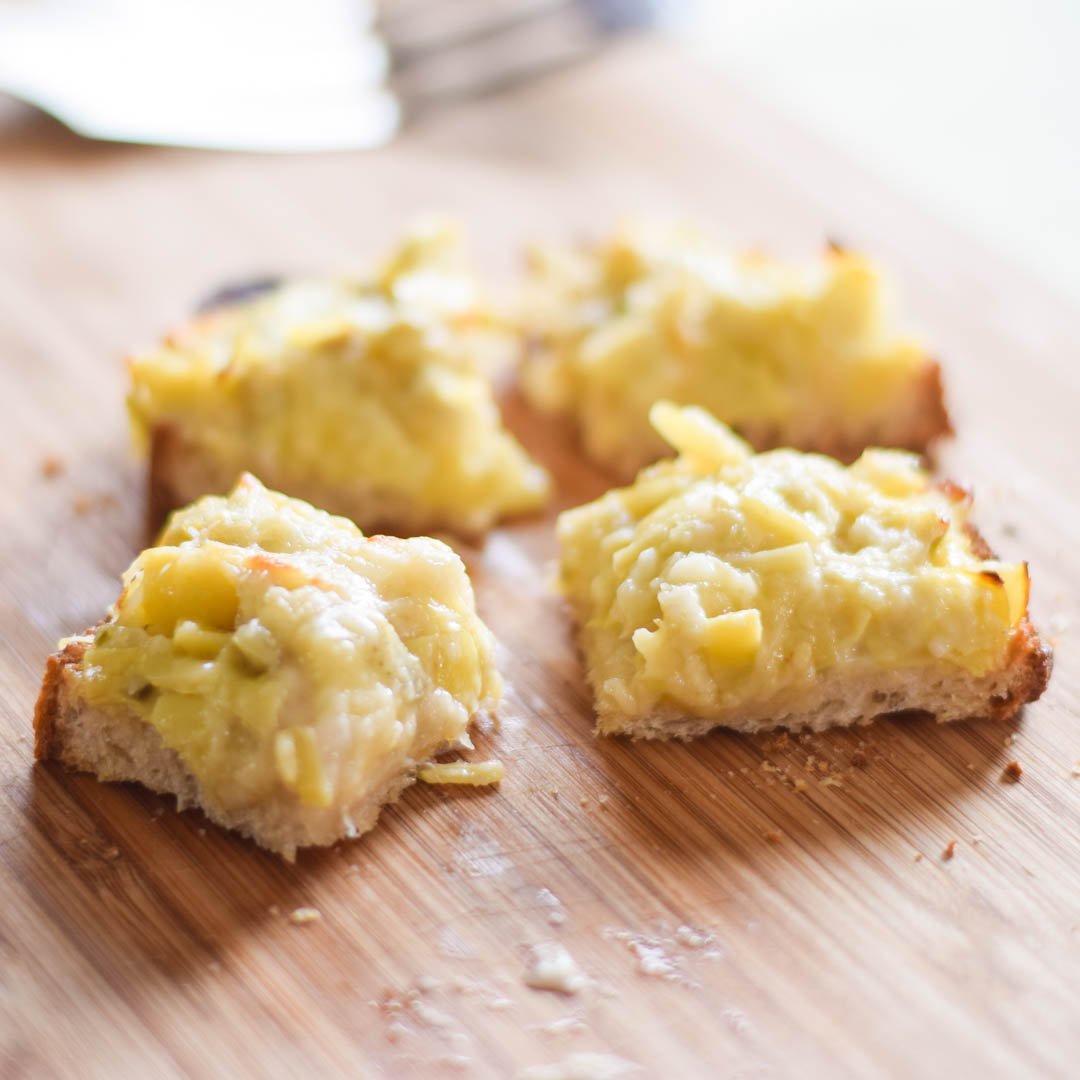 Artichoke Jalapeno Bruschetta