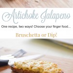 Artichoke Jalapeno Bruschetta