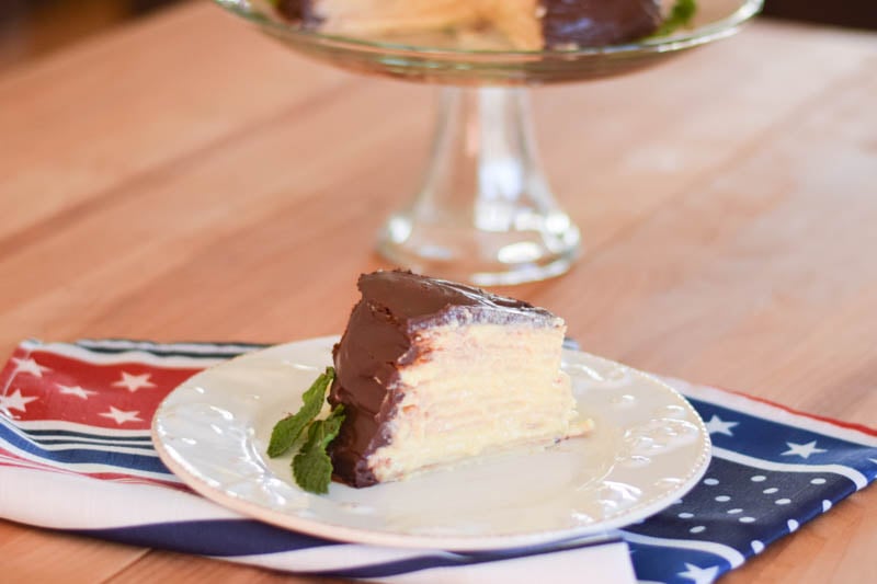 Boston Cream Crepe Cake-3