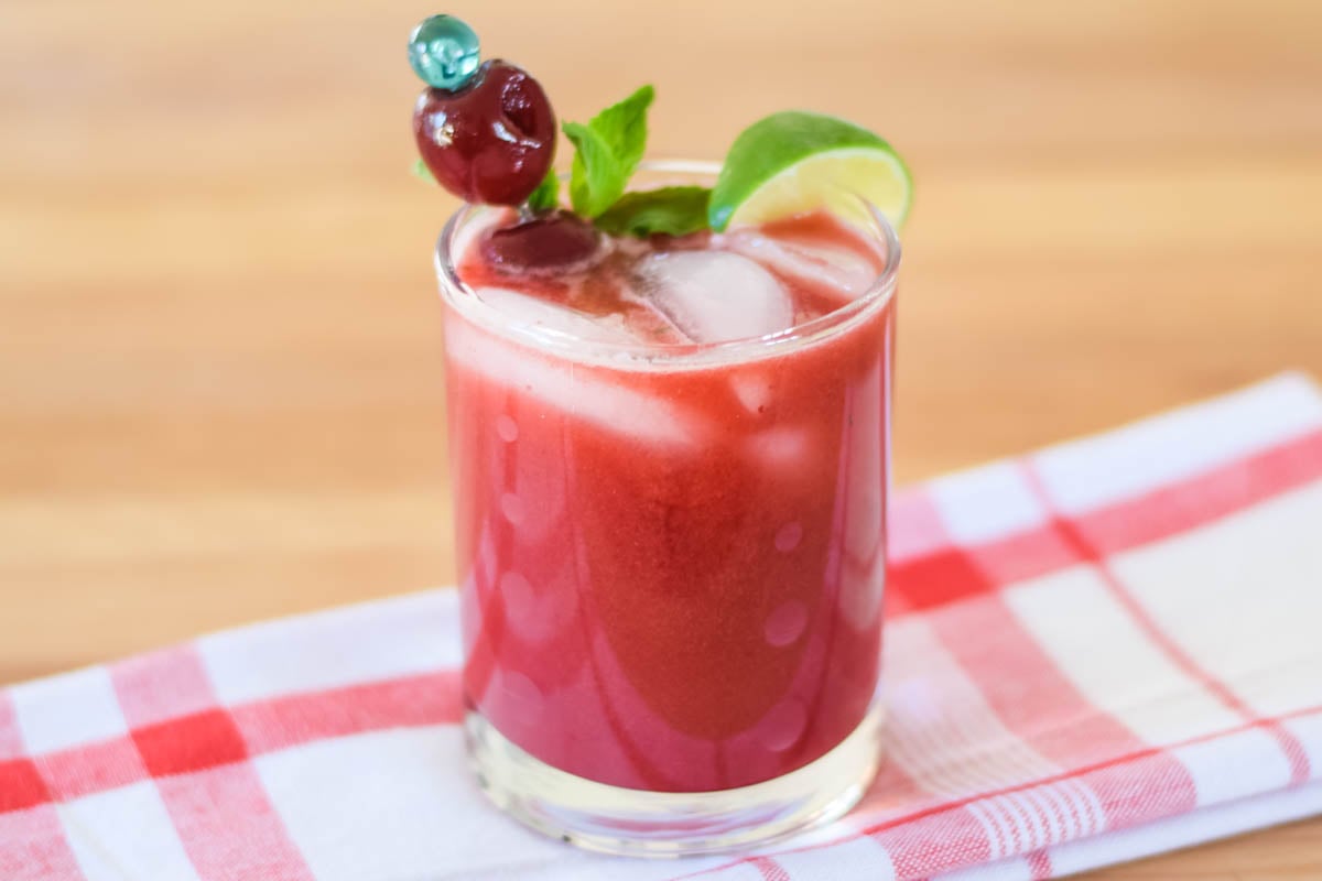 Dark Sweet Cherry Mojito