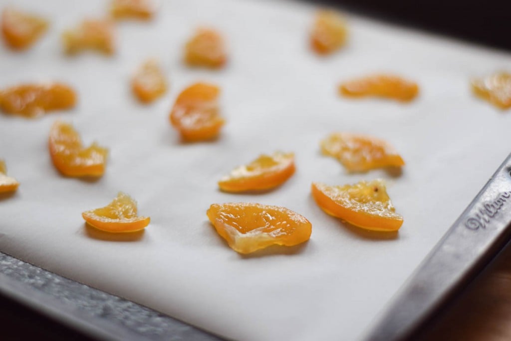 Lemon Slices drying on cookie sheet