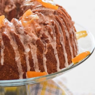 Rustic Poundcake with Meyer Maple Glaze