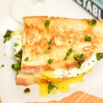 Grilled Asparagus, Taleggio, and Fried Egg Panini