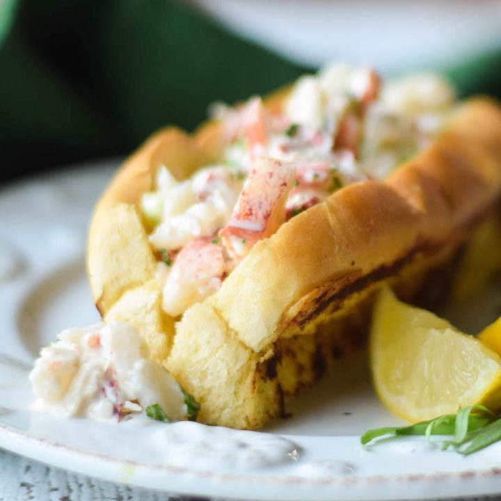 Classic Lobster Rolls on Toasted New England Style Buns