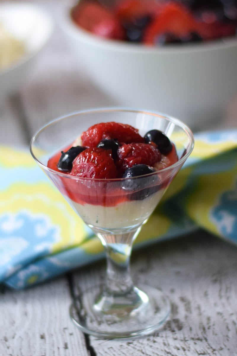 Macerated Berries with Mascarpone Cream