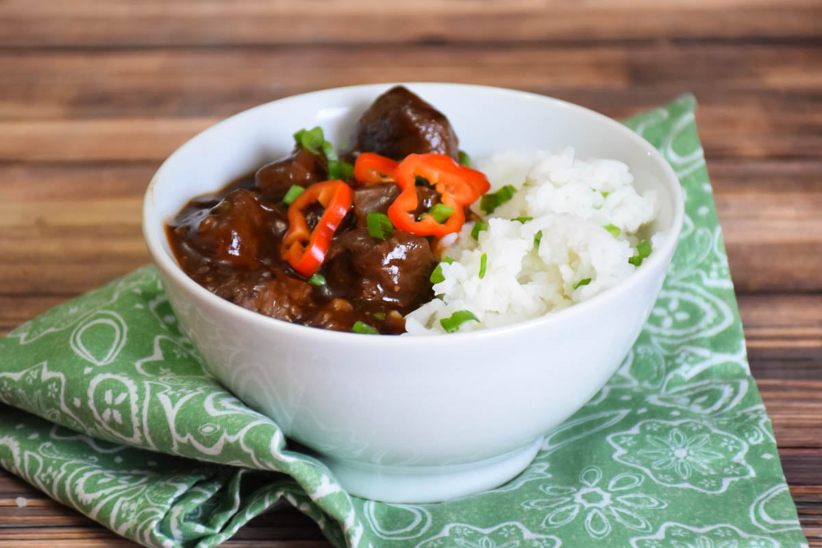 Spicy Asian Venison Bowl