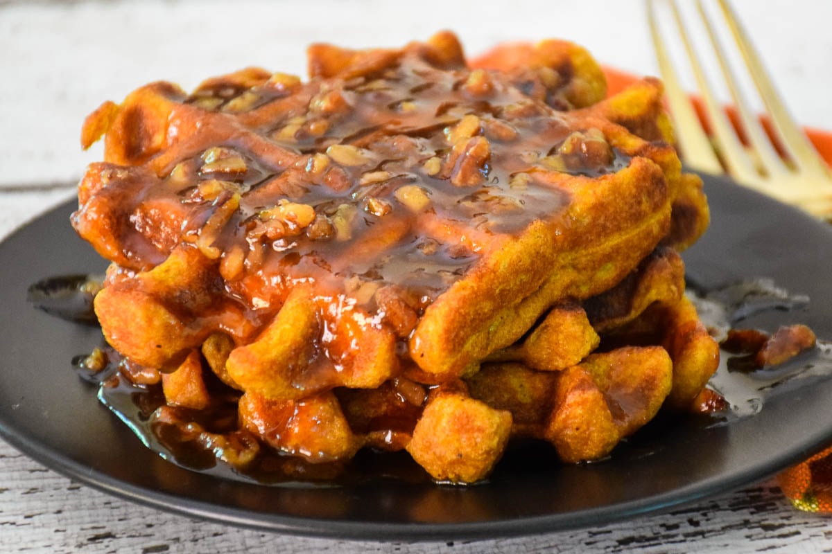 Pumpkin Spice Waffles