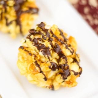 Honey Popcorn Ball Bites