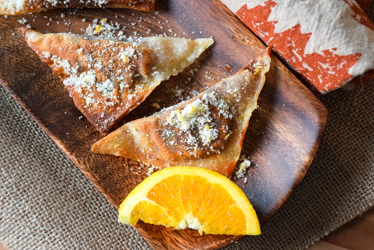 Chocolate Hazelnut Orange Potstickers