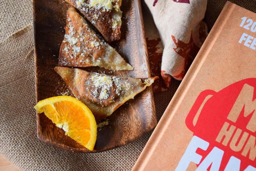 Chocolate Hazelnut Orange Potstickers