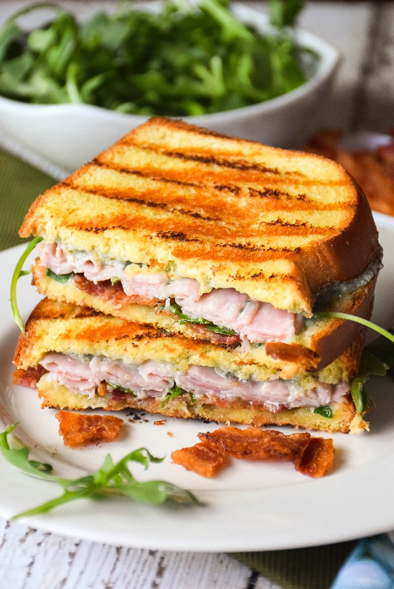 Grilled Ham and Blue Cheese Sandwich