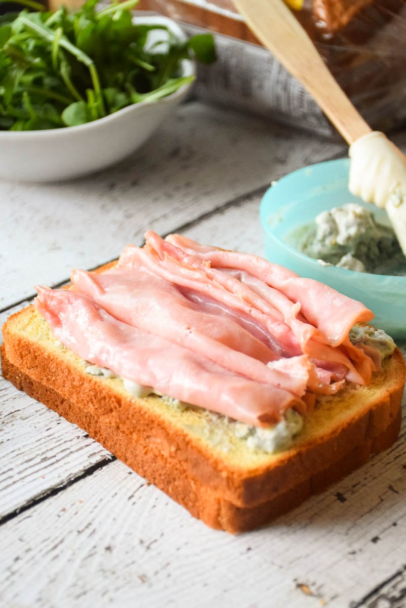 Grilled Ham and Blue Cheese Sandwich