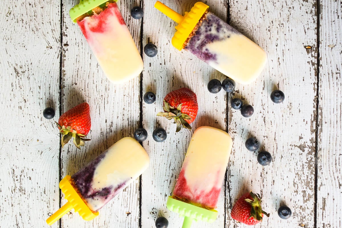 Berry Cheesecake Pops