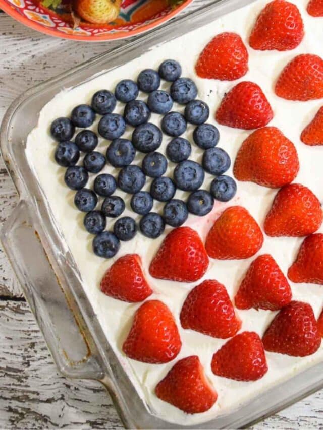 Wave Your Flag Cheesecake