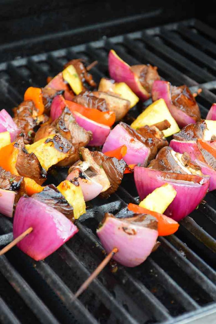 Sweet and Spicy Beef Kabobs Grumpy's Honeybunch