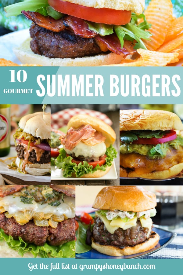 Summer Gourmet Burger Recipes