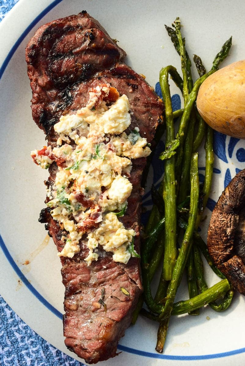 Steak with Blue Cheese Butter