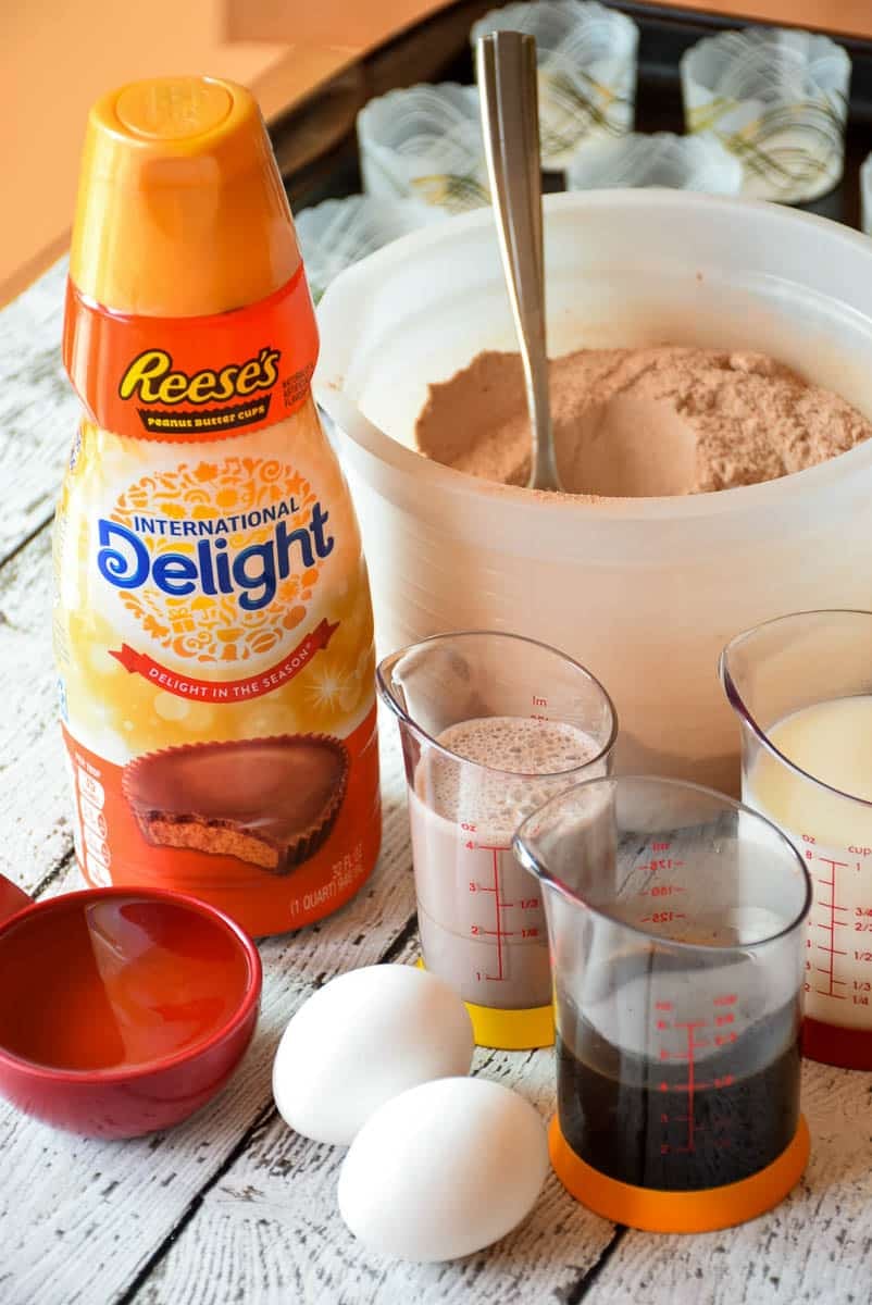 Chocolate Peanut Butter Truffle Cupcakes