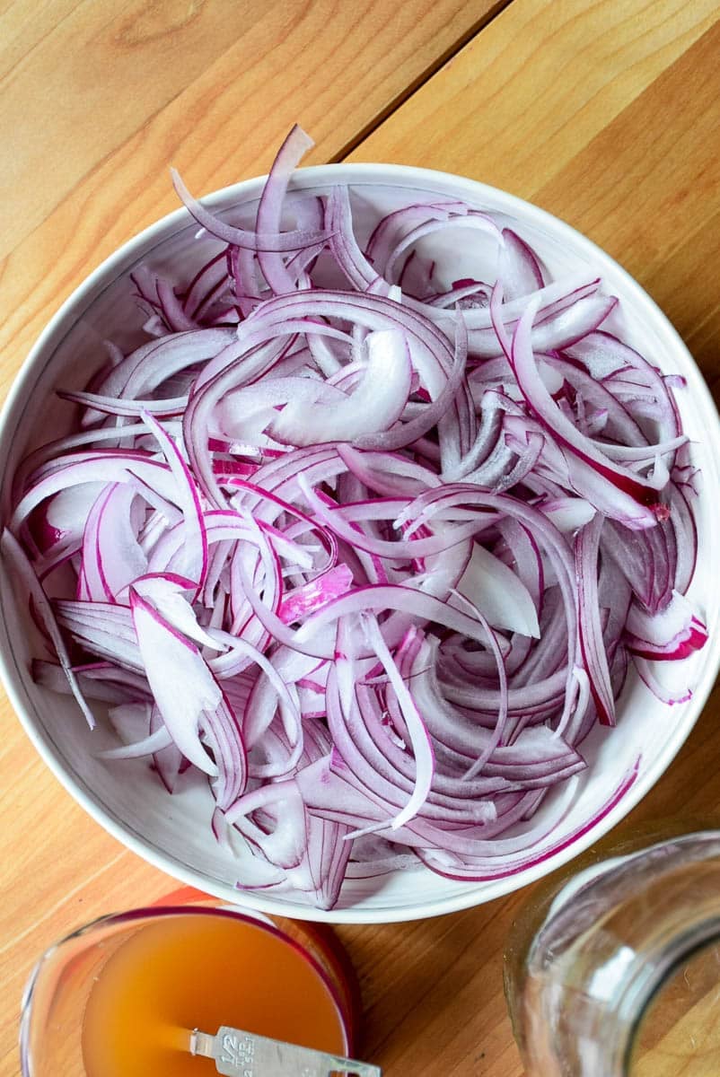 Quick Pickled Red Onions