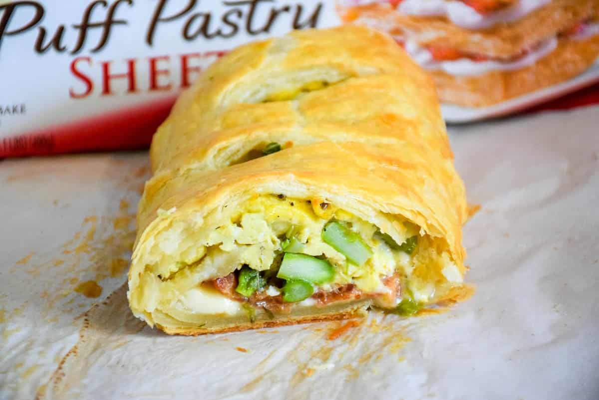 Bacon, Egg and Cheese Breakfast Strudels Grumpy's Honeybunch