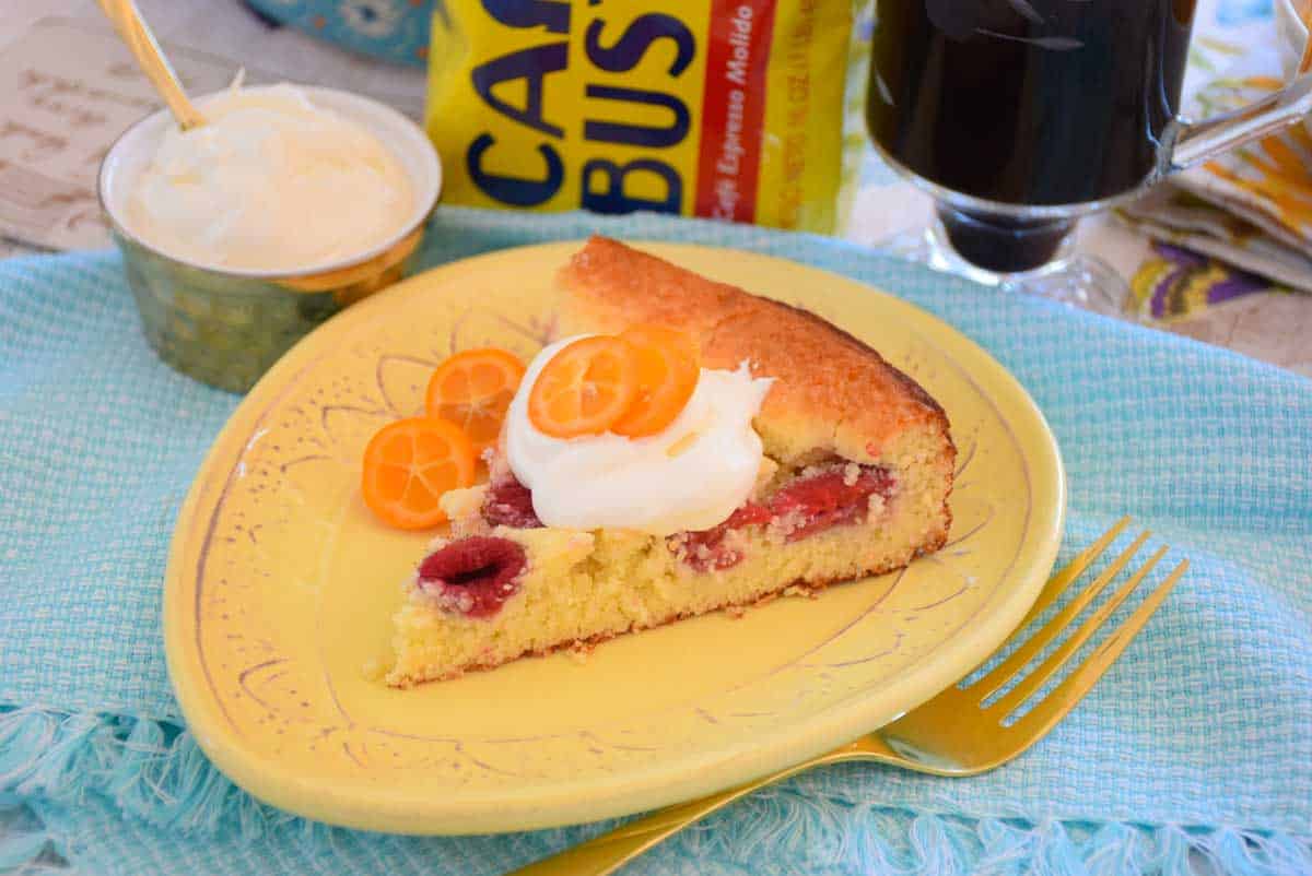 Low Carb Raspberry Coffeecake