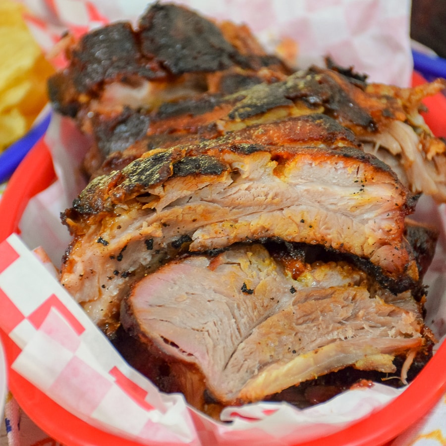 Grilled Dry Rub Back Ribs with Sugar Free Barbecue Sauce Grumpy's