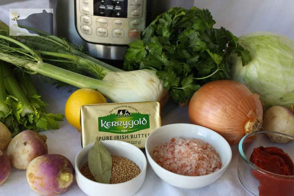 Ingredients for soup