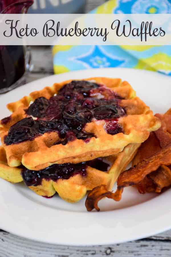 Blueberry Waffles - Keto Recipe - Grumpy's Honeybunch