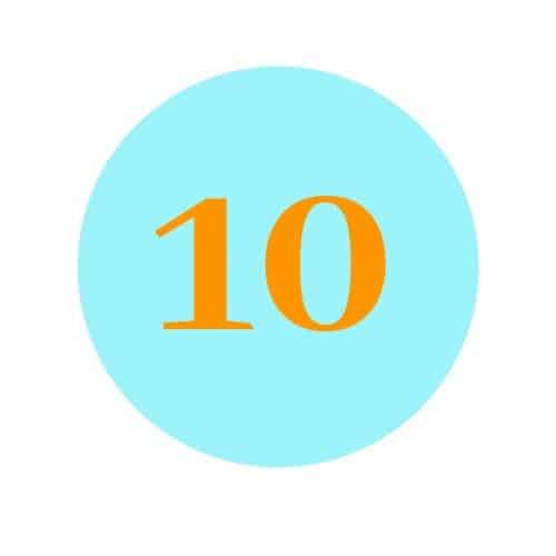 the number 10