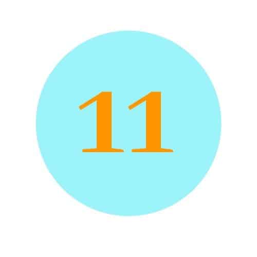 the number 11