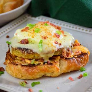 Fried Green Tomato Eggs Benedict