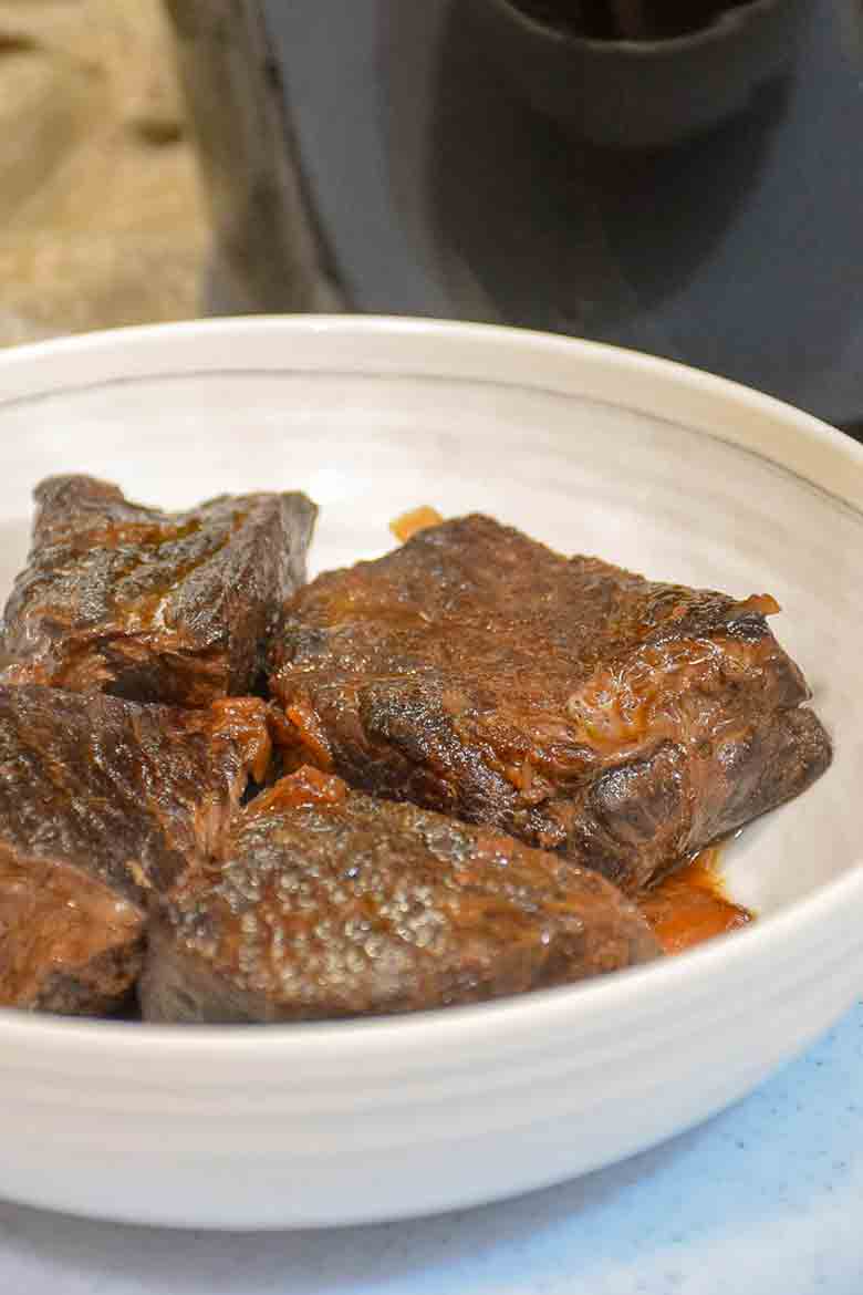 Slow Cooked Short Ribs.