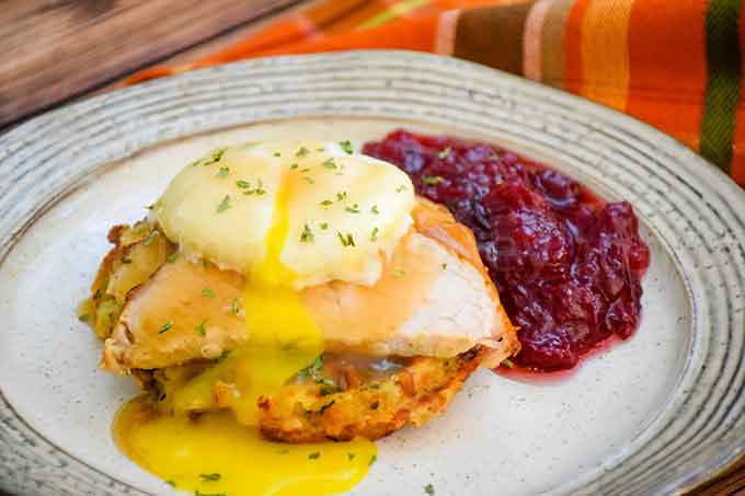 Leftover Thanksgiving Eggs Benedict - The Schmidty Wife