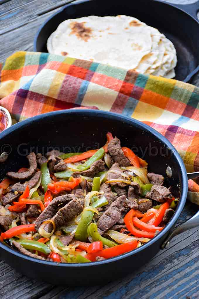 Venison Fajitas - Grumpy's Honeybunch