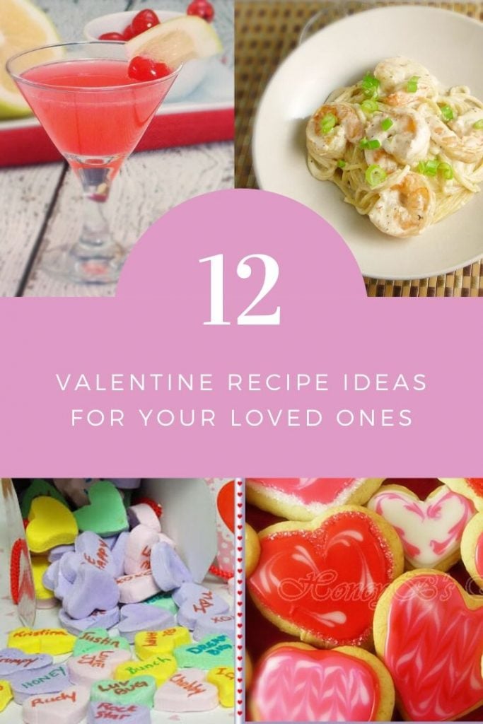 Valentine's Day Recipes Pinnable Image